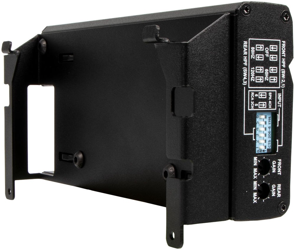 Alpine ILX-W770M Digital Multimedia Receiver + 4 Channel Car Amplifier