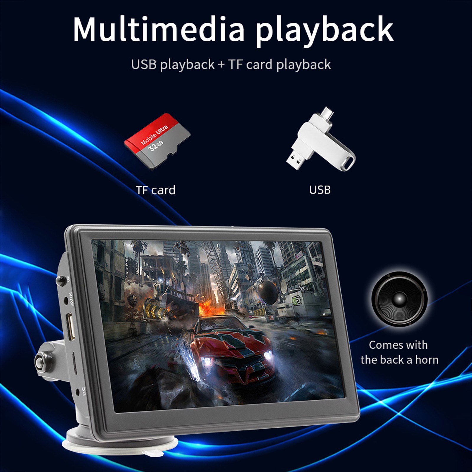 Portable Car MP5 Player With 7-Inch HD Screen Supports CarPlay EIFE