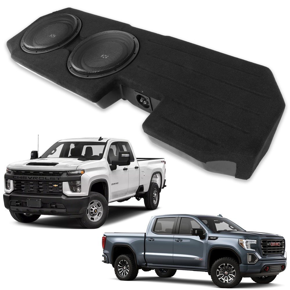NVX BE-GM-SLVDC-G4 Dual 12″ 800W RMS Loaded Subwoofer Enclosures