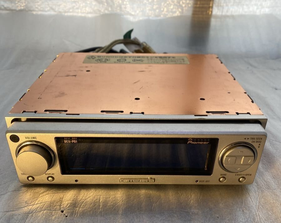 Pioneer Carrozzeria DEX-P01 CD Tuner Head Unit 1DIN 24bit Car Audio Japan