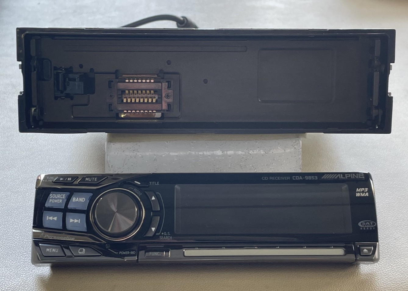 Old School Alpine CDA-9853 MP3/WMA CD Receiver, Video Available — Sped up 1.5x