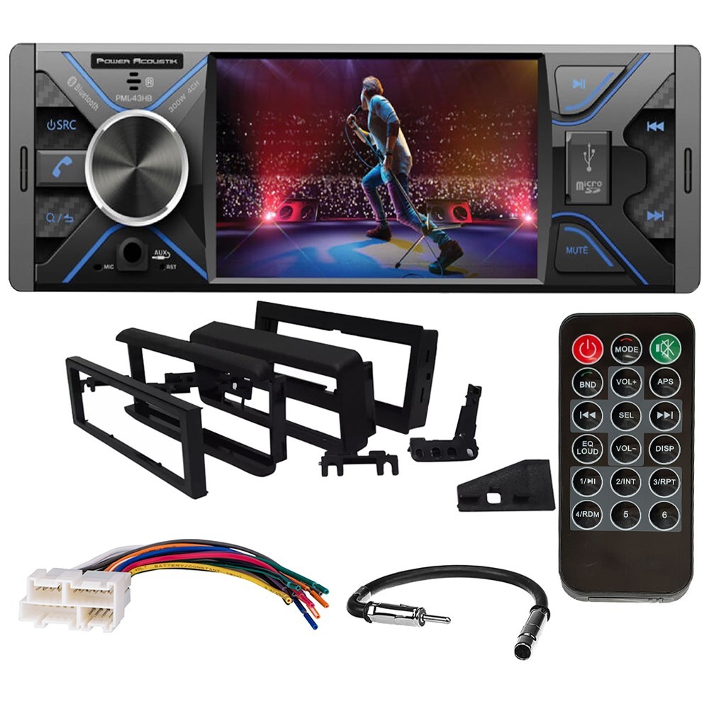 4.3″ LCD PML-43HB Bluetooth AM/FM Radio Car Stereo for 1998-2002 Chevy S-10