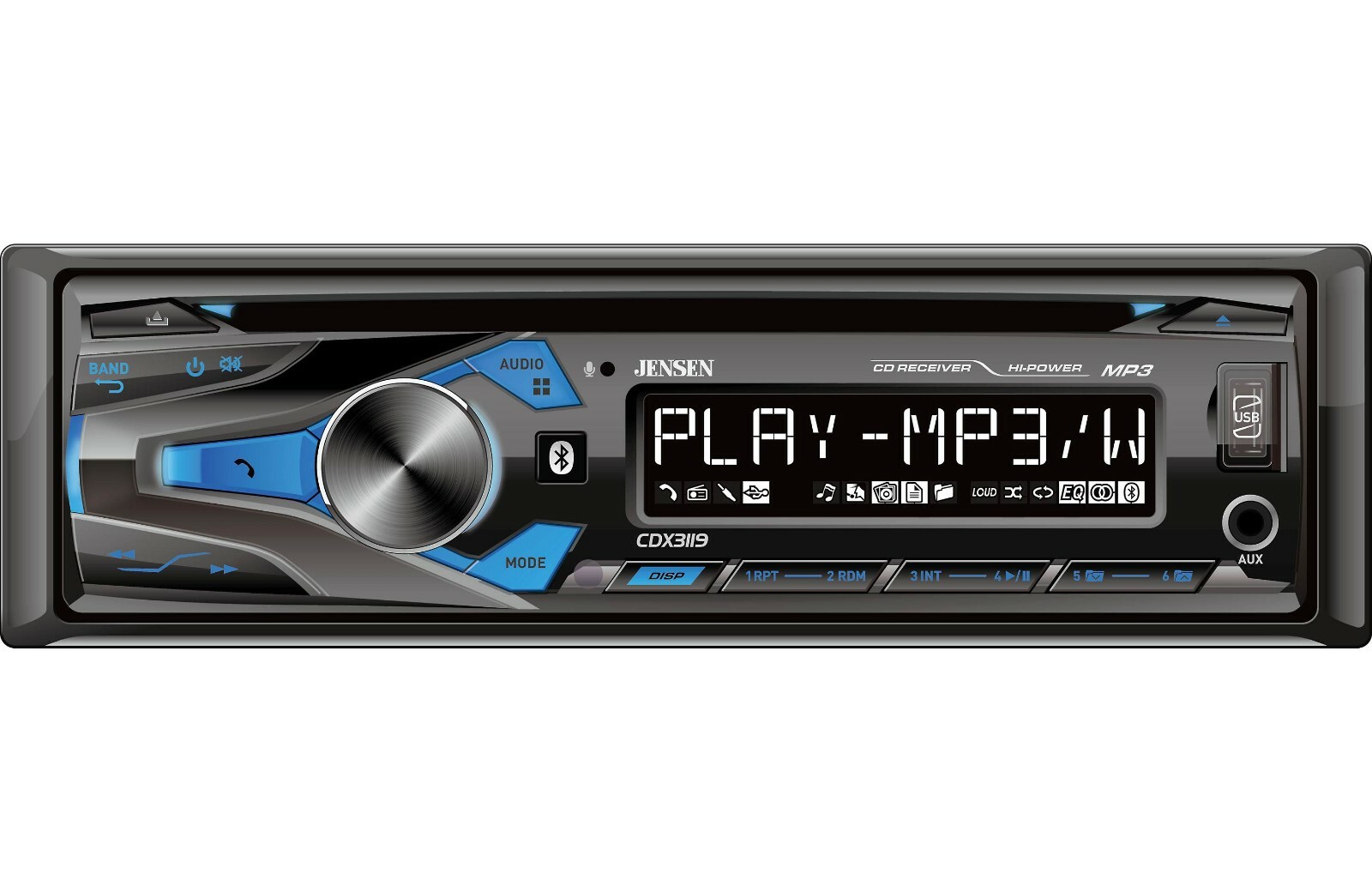 JENSEN Car Stereo CD/AM/FM Radio w/ Installation Kit For 2000-2003 Nissan Maxima
