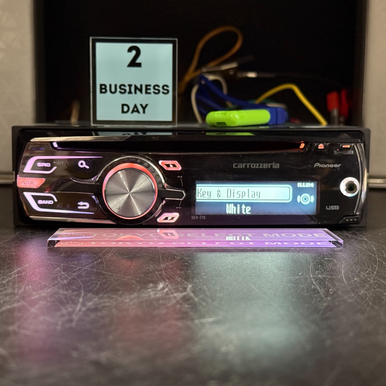Pioneer Carrozzeria DEH-770 1DIN Car Audio Player CD USB AUX Tested JDM In Stock