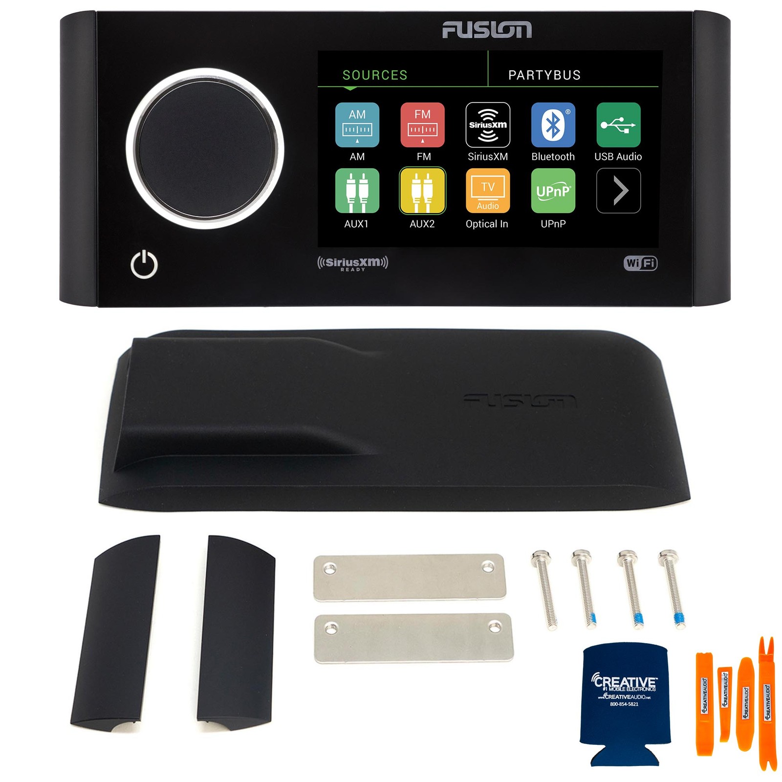 Fusion MS-RA770 Marine Radio with MS-RA770RMK Kit to replace 755,750,650 Radio