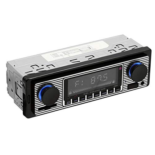 Car Stereo for Bluetooth, Retro Car FM Radio Smart Player, Electronic Auto FM