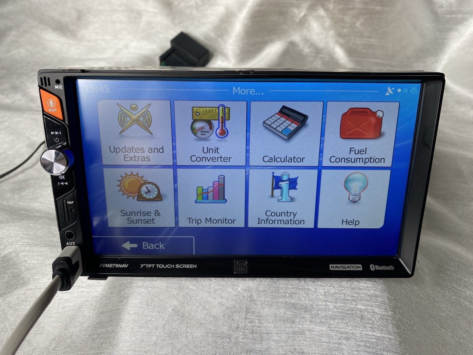 Dual 7″ LCD Navigation Media Receiver AM/FM Car Radio Tuner 2DIN, Mod XVM279NAV