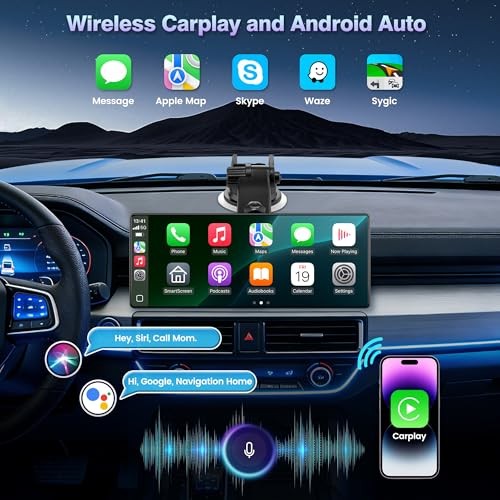 Carplay Screen for Car, 10.26” Upgrade Wireless CarPlay & Android 10.26inch