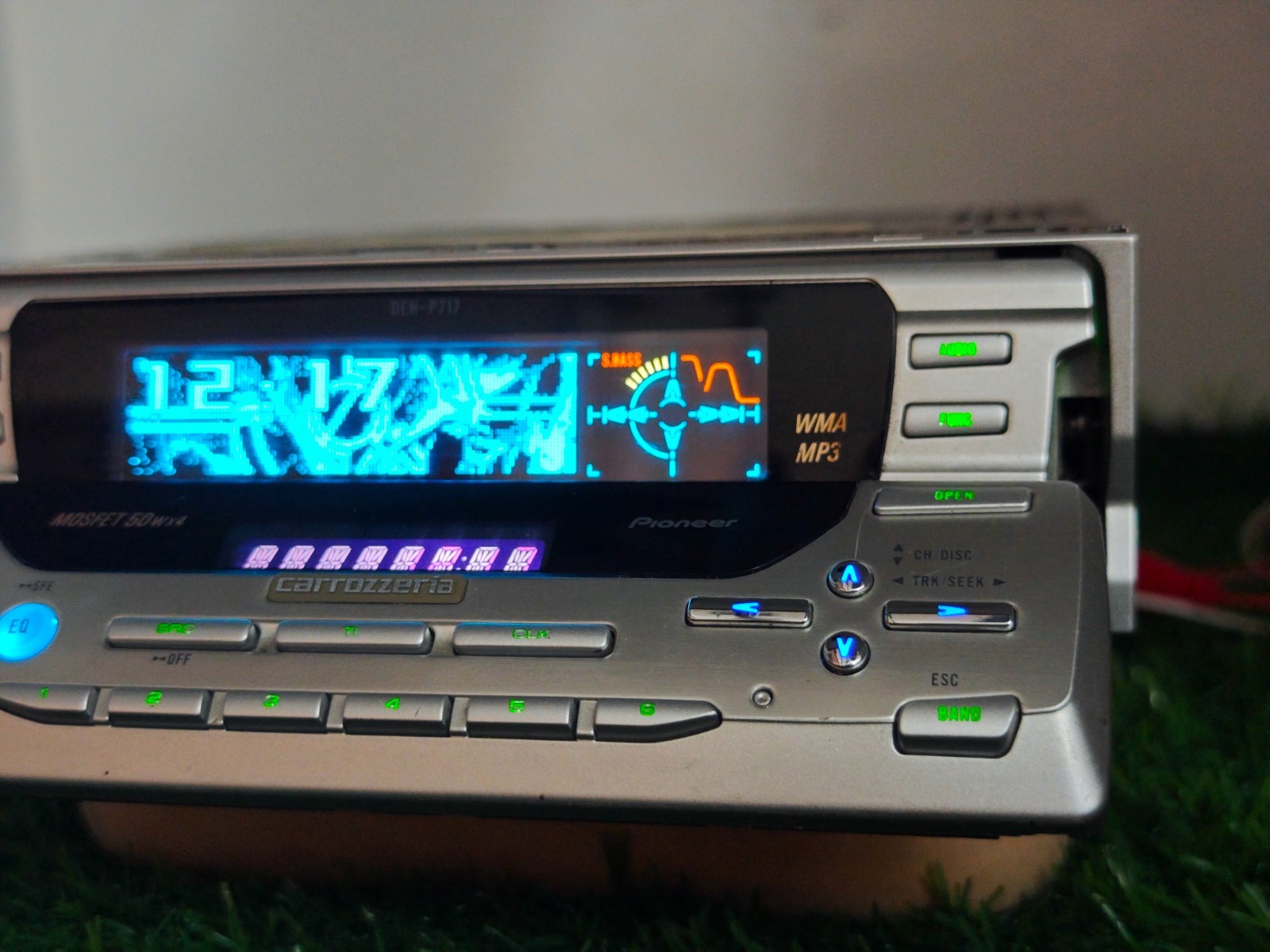 Pioneer Carrozzeria DEH-P717 CD MP3 WMA Car Stereo Radio MOSFET 50Wx4 JDM