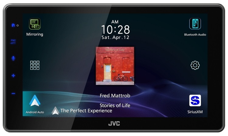 JVC KW-Z900W 9″ HD Floating Screen Digital Media Receiver Apple CarPlay