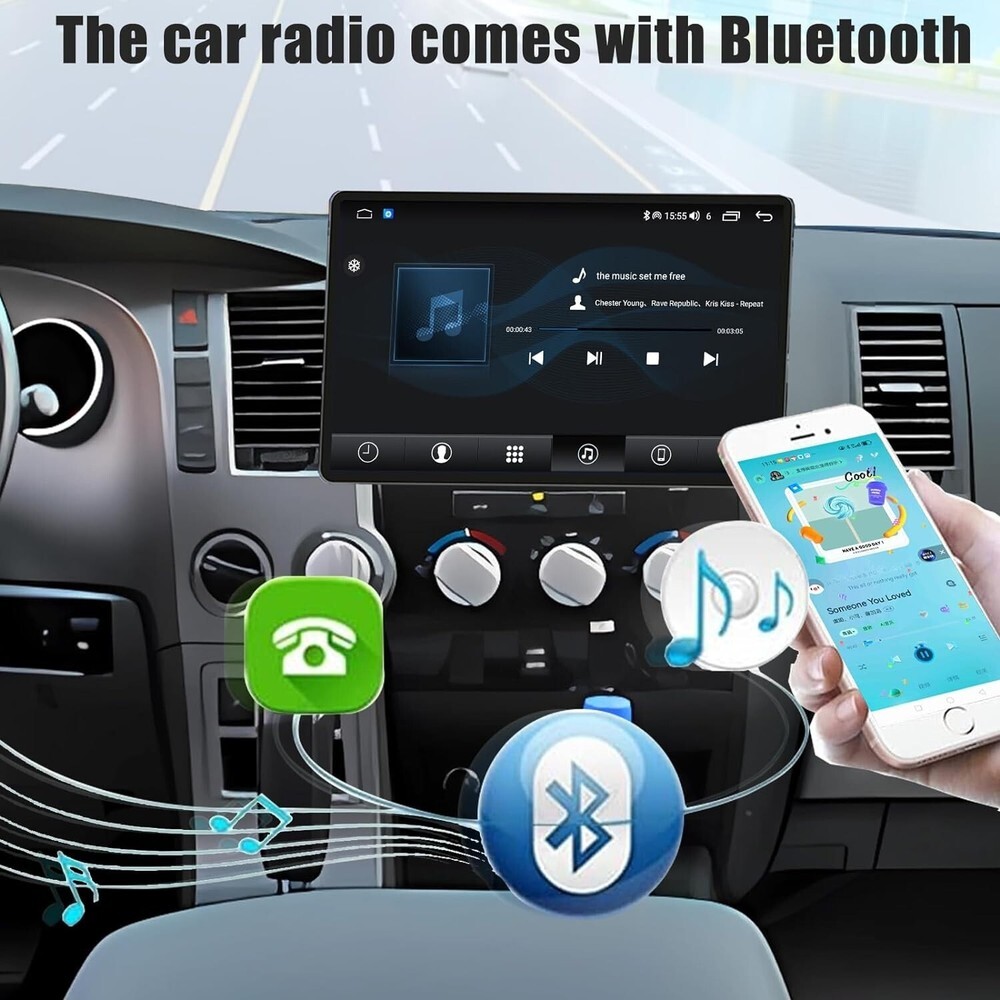 13.1″ Android 13 Car Stereo Radio for Toyota Tundra 2007-2013 Sequoia GPS WIFI
