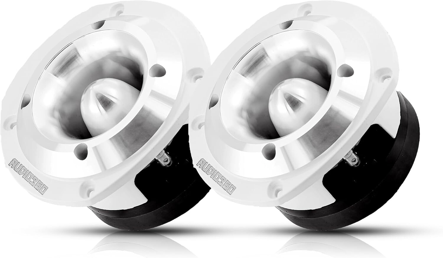 2x Audio360 Super Tweeter Speaker 4 Ohm 2500W Max 107dB Phenolic Diaphragm CCAW