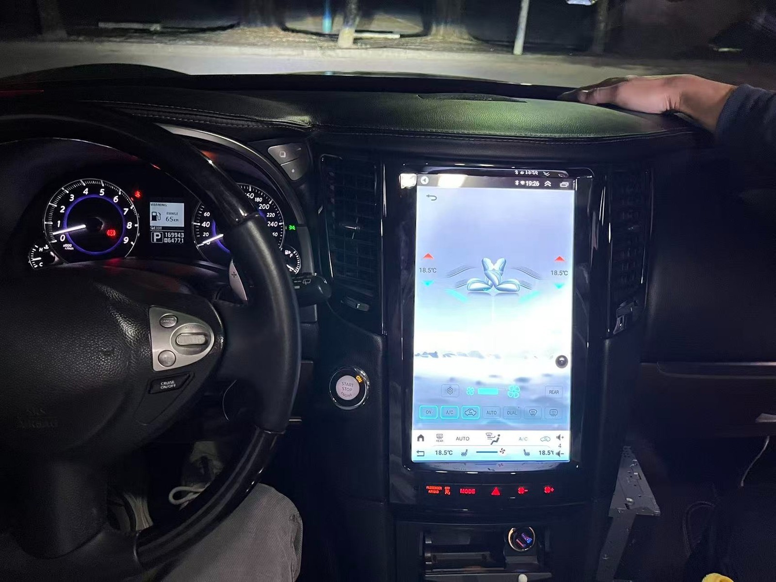 USED Car Radio CarPlay GPS 128G For Infiniti FX25/35/37/50 2007-13 QX70 2013-19