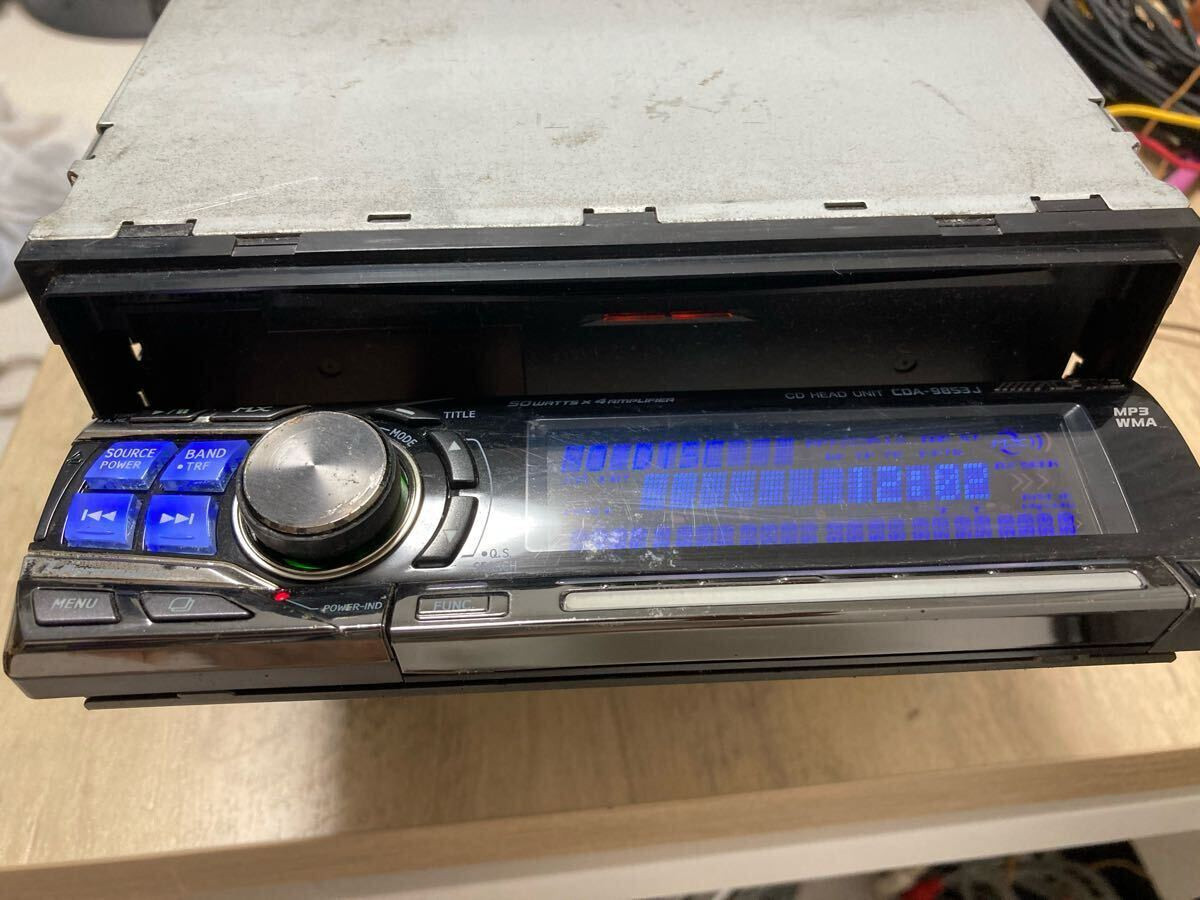 ALPINE CDA-9853J 1DIN CD Stereo Tested Working JP