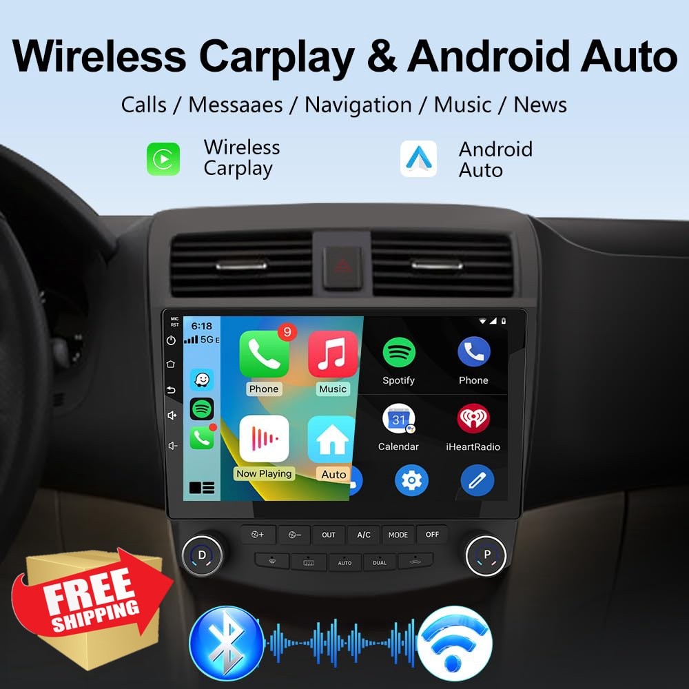 AWESAFE Honda Accord 10in Stereo w/ Camera