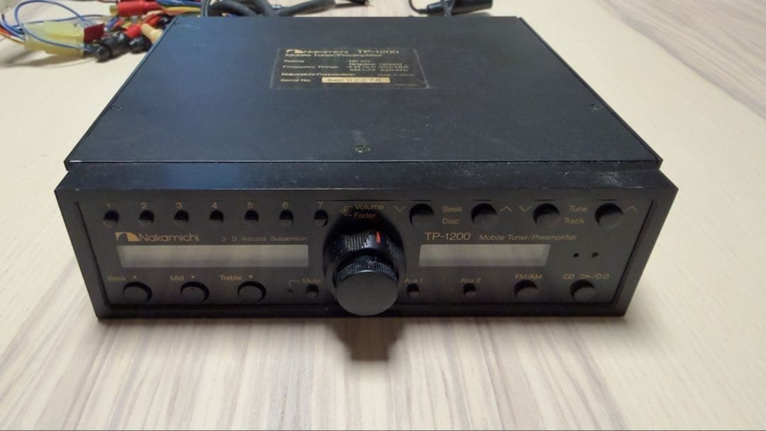 Vintage NAKAMICHI TP-1200 car audio　Integrated amplifier Japan