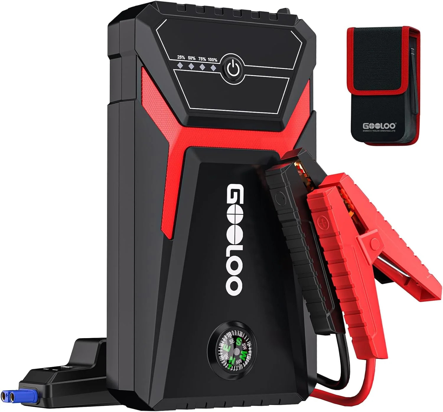 Car Jump Starter 1500A Vehicle 12V Battery Charger Booster Choose Your Color