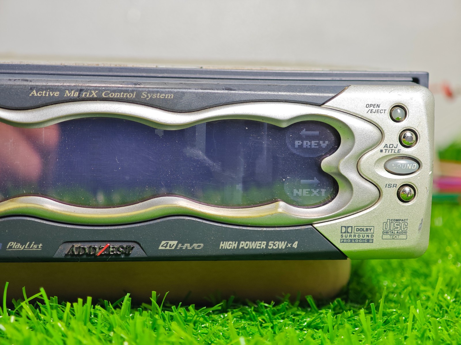 Rare Addzest DXZ945MP JDM CD MP3 Player Clarion 1DIN Head Unit Tested 4V