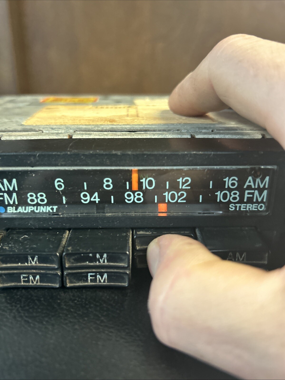 Vintage Blaupunkt Frankfurt Stereo U108 7636421012 AM FM Radio RARE Germany