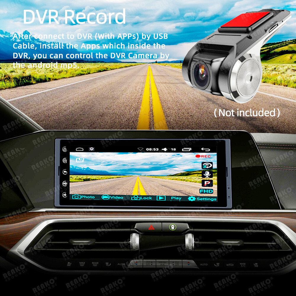 Andriod 12.0 1Din GPS CarPlay Wifi 2+32G Car Radio Stereo Touch Screen Bluetooth