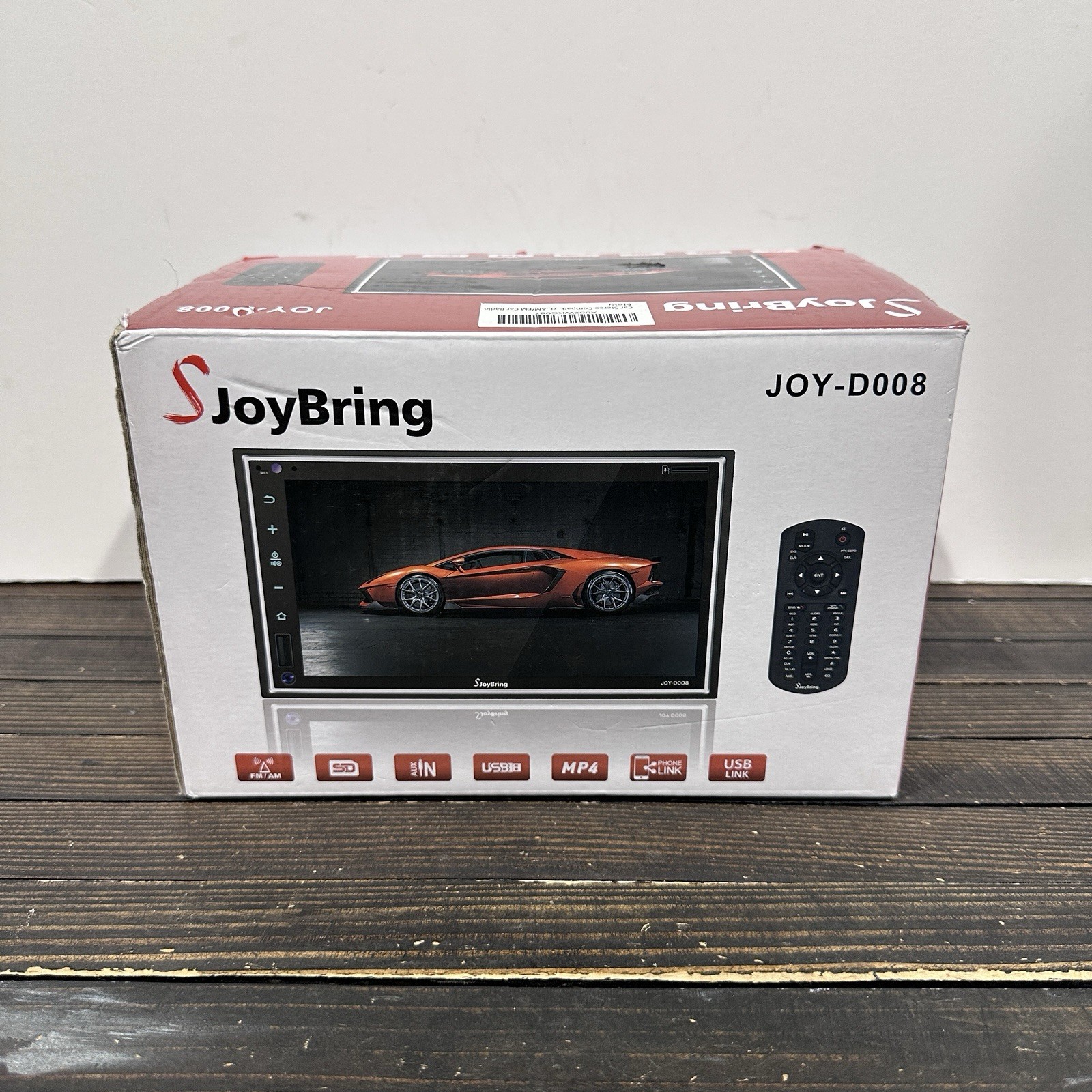 JoyBring JOY-D008 Double Din Car Stereo 7” Touchscreen Bluetooth USB AUX NEW