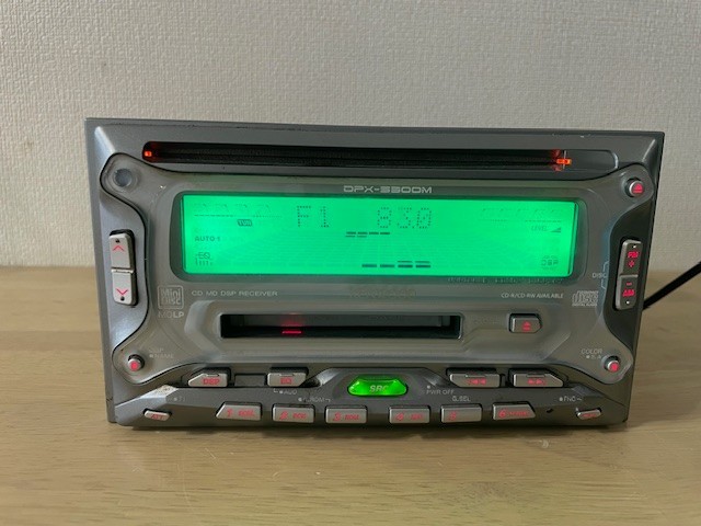 Kenwood DPX-5300M 2DIN Car Audio CD MD Player Operation Confirmed Very Good