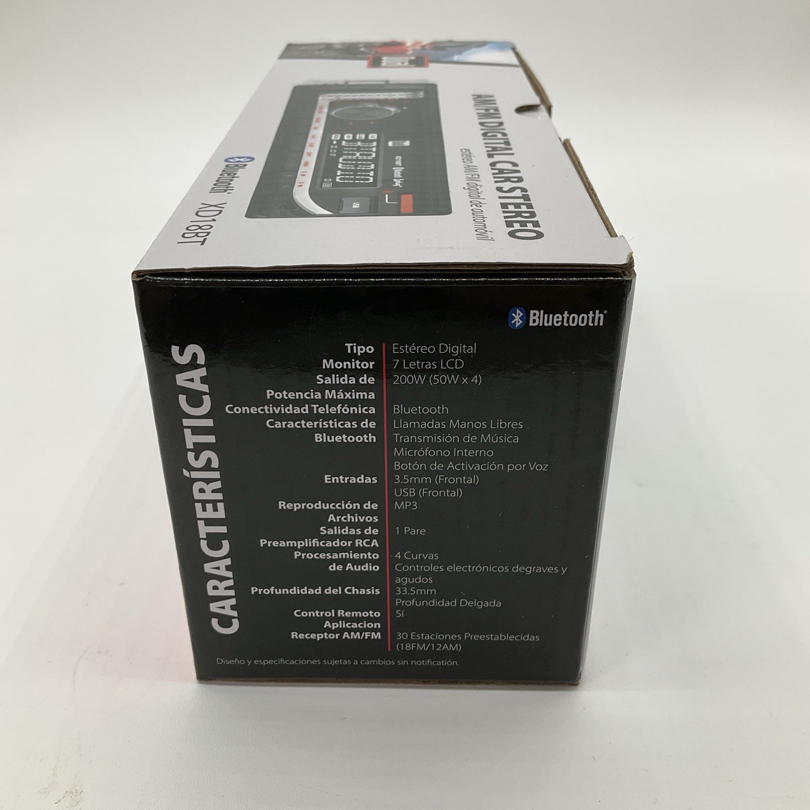 NEW Dual XD18BT Bluetooth AM/FM Digital Car Stereo Single DIN 200W USB AUX