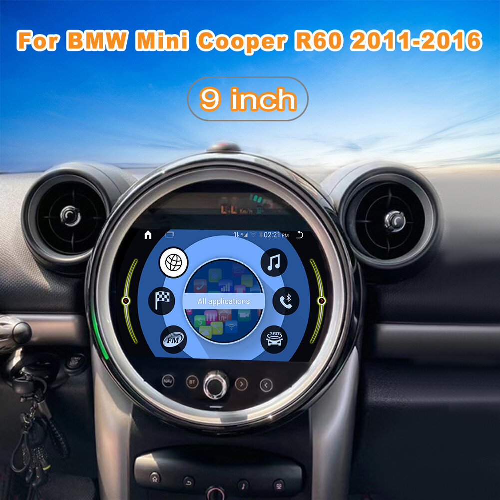 9“ Android 13 Car Stereo Player For BMW Mini Cooper R60 2011-2016 Auto Video GPS