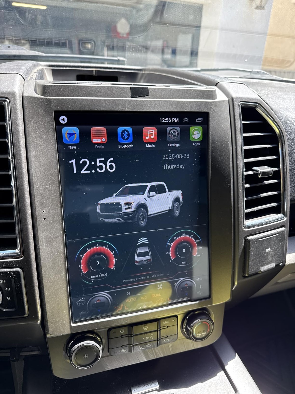 12.1” Tesla Style Car Radio Wireless CarPlay 32GB For 2016-2021 Ford F150
