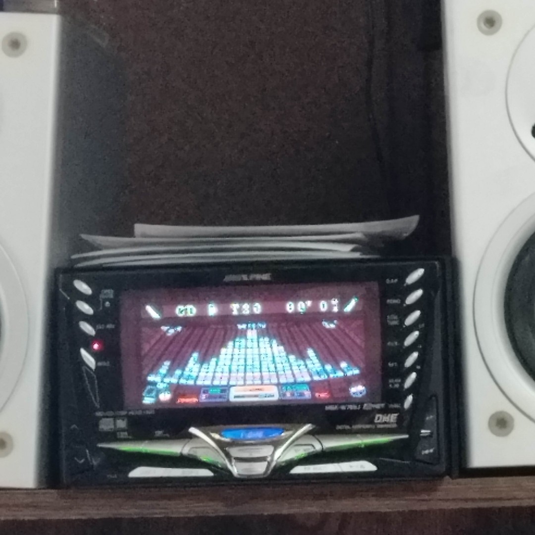 Alpine MDA-W789J 2DIN CD MD Player Spectrum Analyzer DSP Car Audio Vintage Works