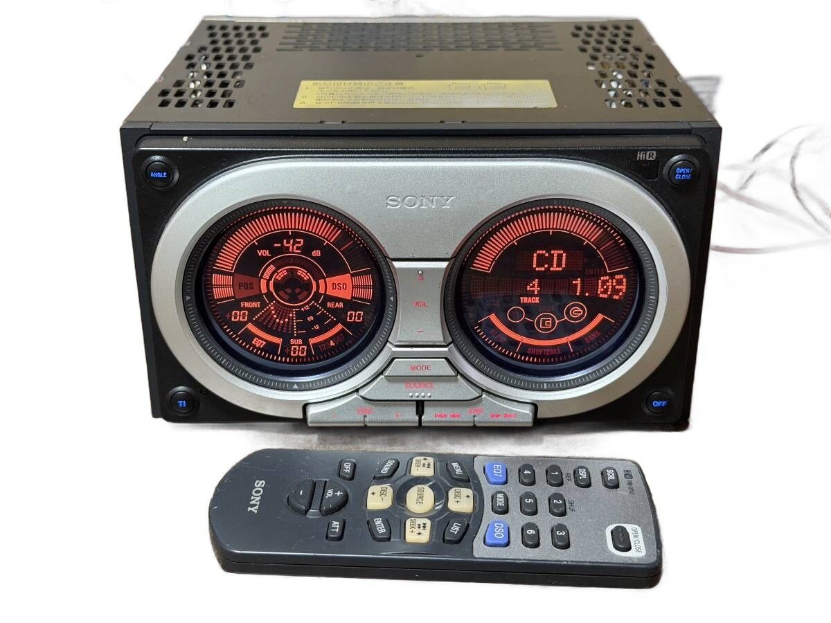 Sony WX-7700MDX 1DIN CD MD Player RGB DSP 52W x4 Car Stereo w/Remote From Japan