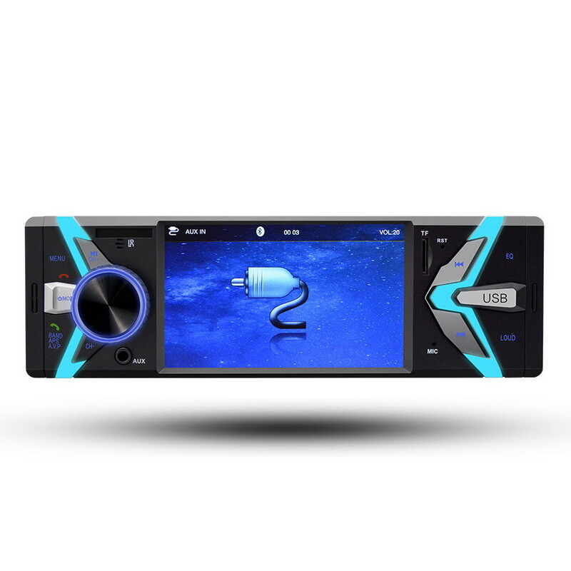 Single1 DIN 4 inch FM USB TF MP4 MP5 Player Bluetooth Car Radio video Stereo 12V