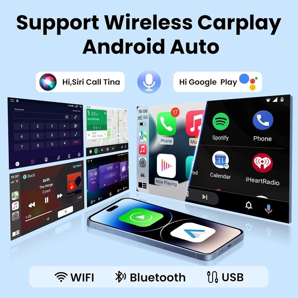 For Nissan Altima 2019-2022 10.1″ Car Stereo GPS Radio 4+64GB CarPlay Android 13