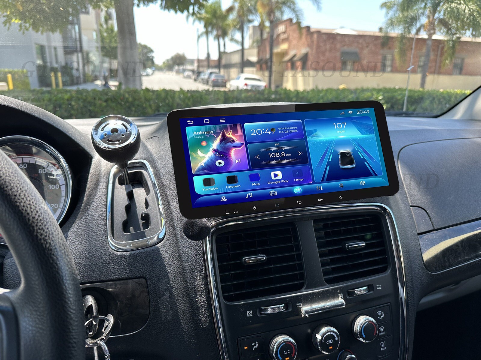 For Dodge Grand Caravan 2011-2014 10.33″ Android 14 Carplay Radio GPS WIFI BT