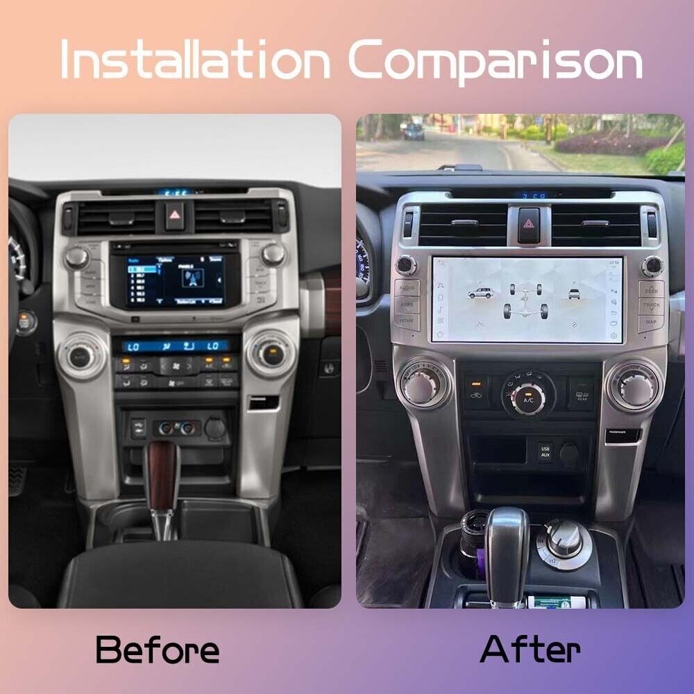 10.3” Car Radio Wireless Android CarPlay 4+64GB For 2010-2022 Toyota 4Runner