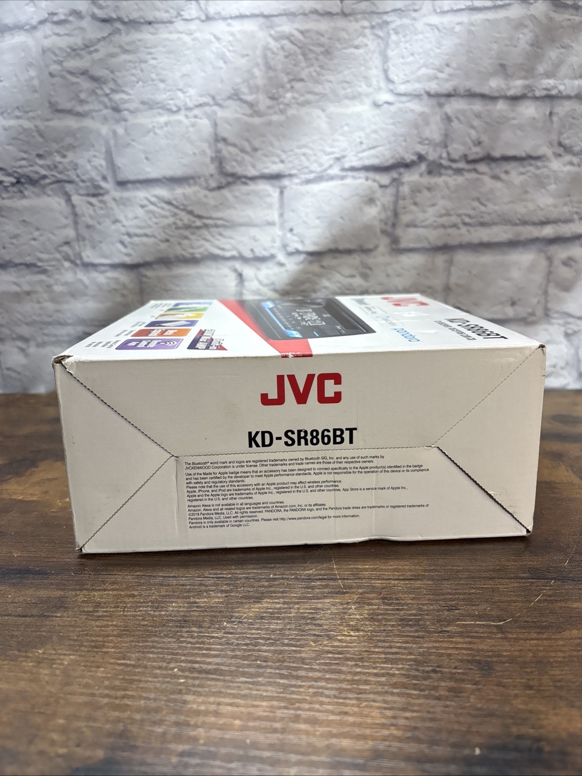 JVC KD SR86BT Bluetooth CD Receiver USB AUX Pandora Alexa Built In New