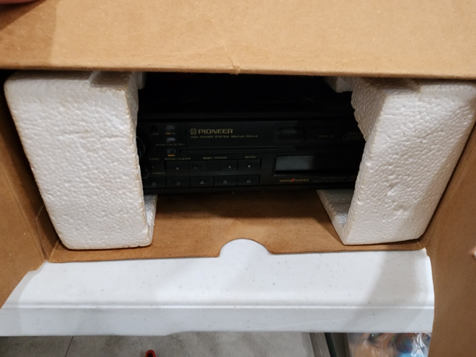 Old School Pioneer KEH-3000QR pull-out Car Stereo Cassette Tape keh3000qr USA