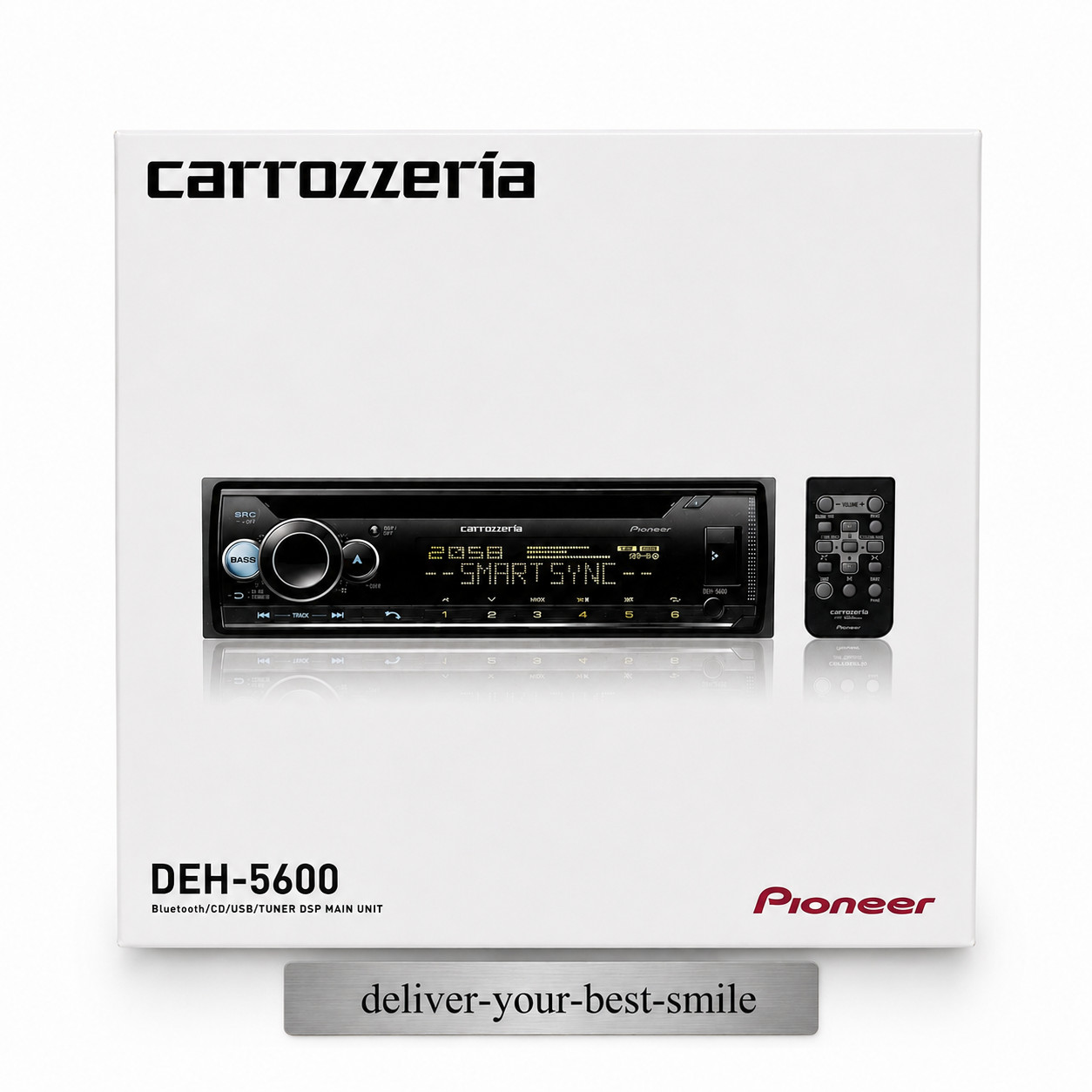 Pioneer Carrozzeria DEH-5600 1DIN Car Audio CD Bluetooth USB AUX DSP New From JP