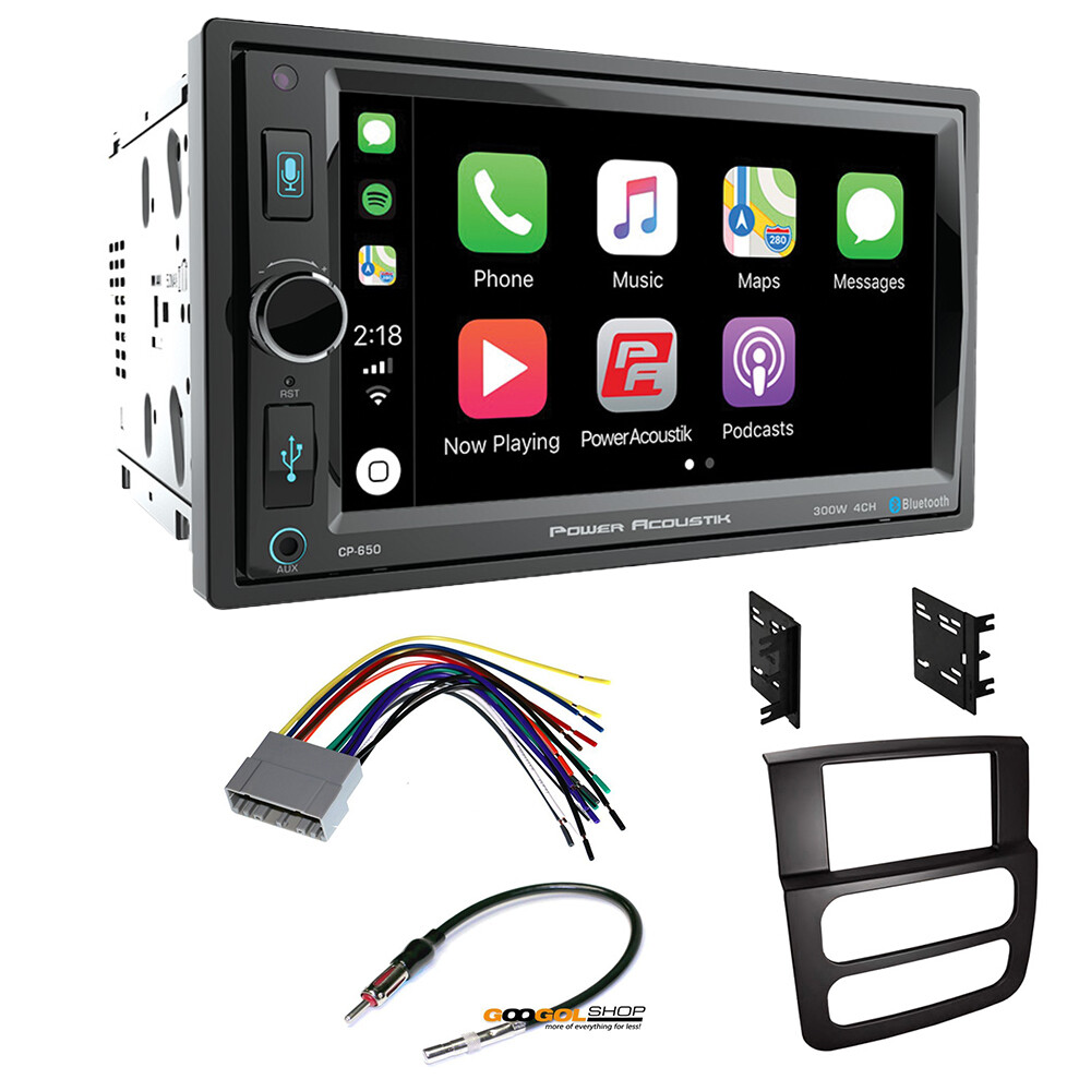 6.5″ Double DIN Car Stereo Apple CarPlay Receiver for Dodge RAM 1500 2002-2005