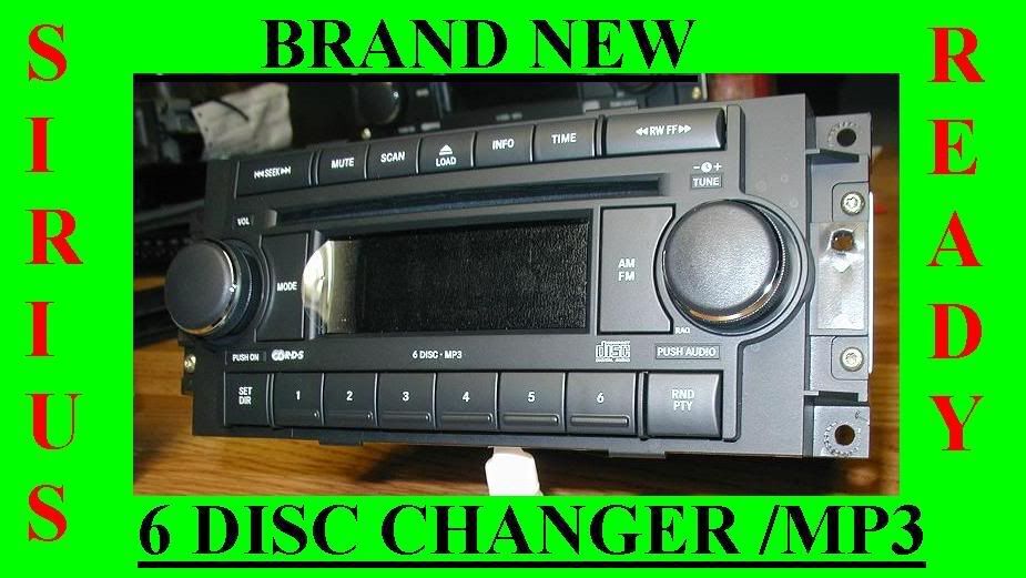 NEW 2004-2007 Dodge Durango Ram Jeep Grand Cherokee MP3 RADIO 6 DISC CD CHANGER