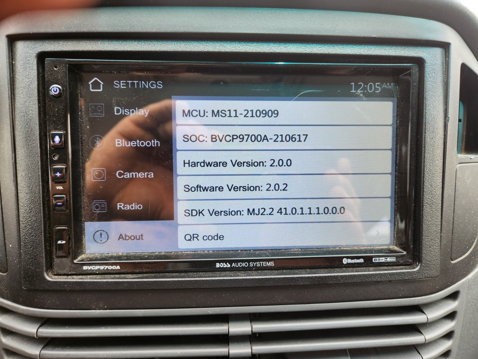 BOSS Audio BVCP9700A 7-inch Touchscreen Digital Media Receiver Carplay Android