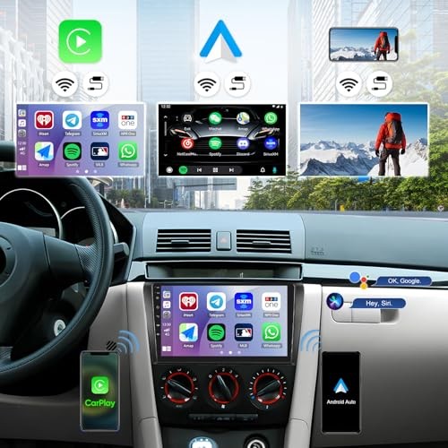 4G+64G 8-Core Qualcomm Snapdragon Car Stereo Radio for Mazda 3 2004-2009,