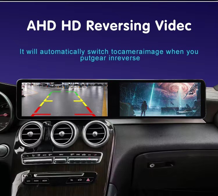 For 2019 Mercedes Benz GLC C Class 8G+128GB CarPlay Car Stereo Radio GPS