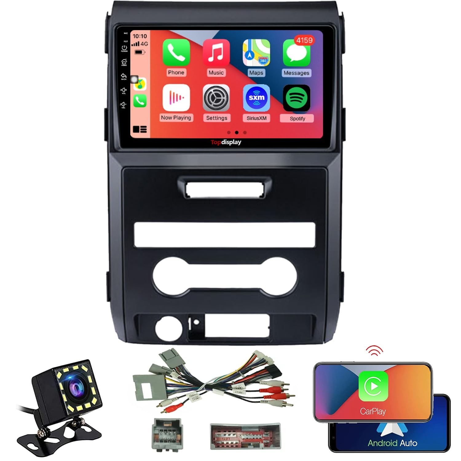 for Ford F150 Radio Upgrade 2013 2014,Android Stereo Navigation Replacement,Q…