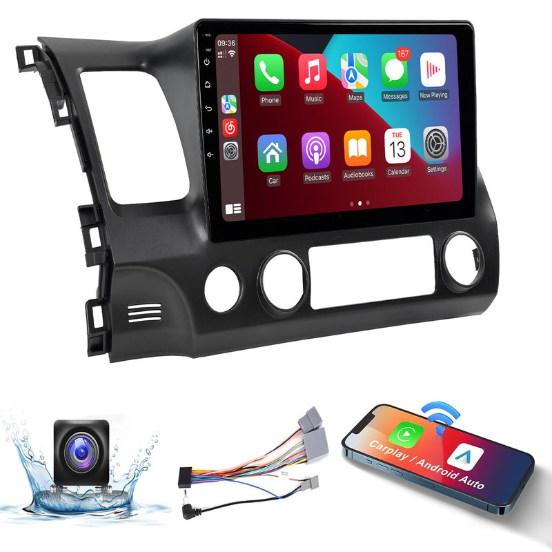 Naifay Car Radio For Honda Civic 2006 2007 2008 2009 2010 2011 Wifi Gps