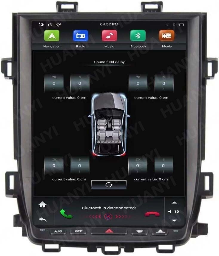 12.1″For Toyota Alphard A30 2008-14 Car Stereo Radio Tesla Style GPS Carplay 64G