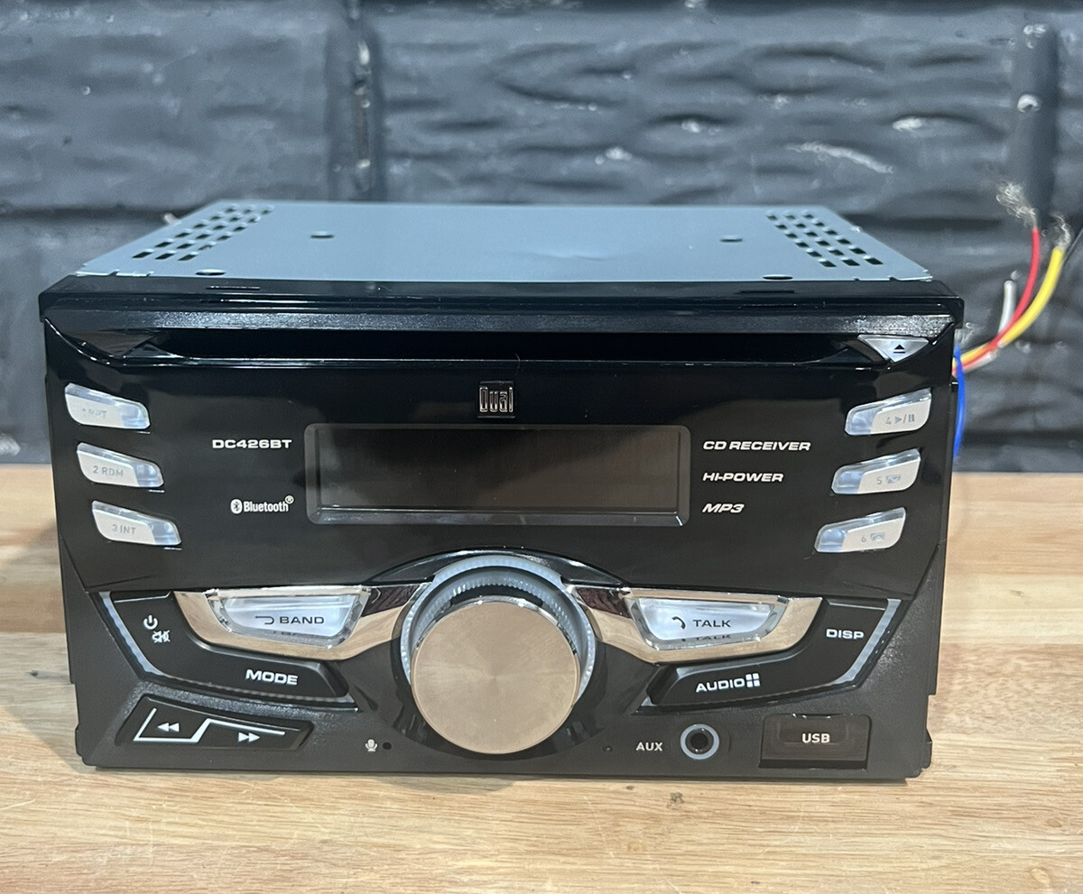 Dual Electronics DC426BT Double-DIN in-Dash CD AM/FM/MP3 Receiver