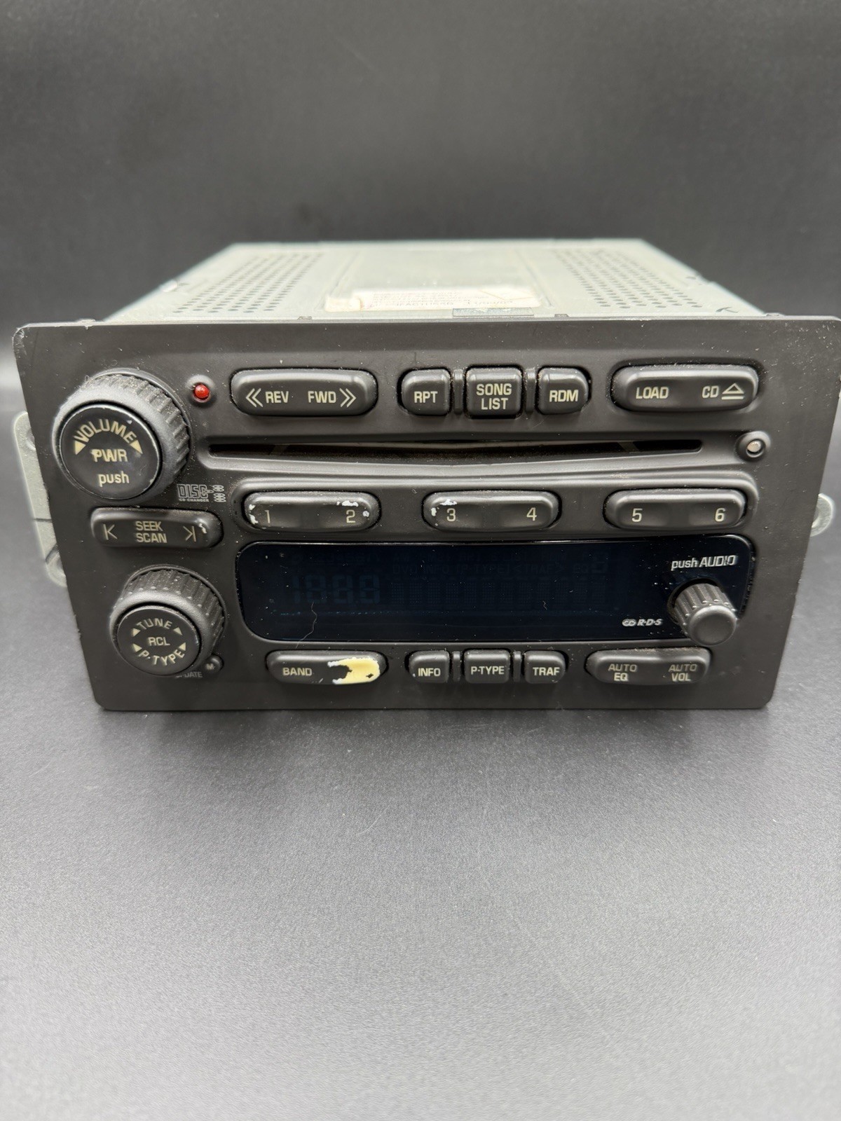 GMC Chevrolet Radio 6 CD Disc Changer Stereo Receiver Delphi OEM Untested