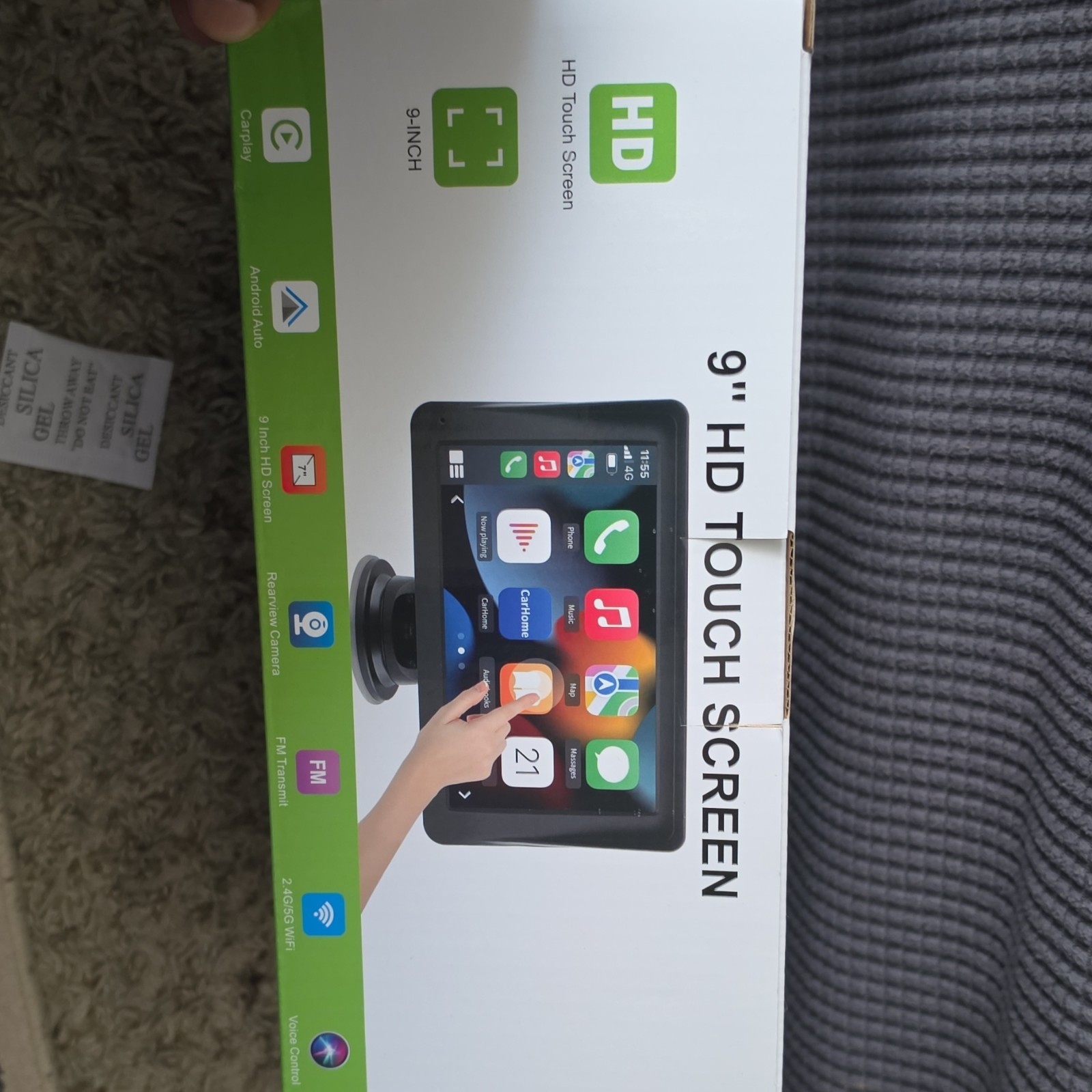 PL11002 9″ HD Touchscreen Digital Media Receiver w/ CarPlay Android Auto BT