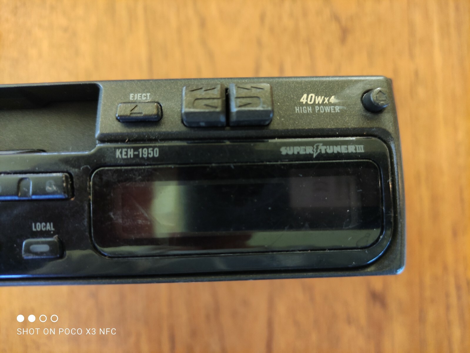 Vintage Pioneer KEH 1950 Radio Cassette Player Radio Car Stereo Removable Panel
